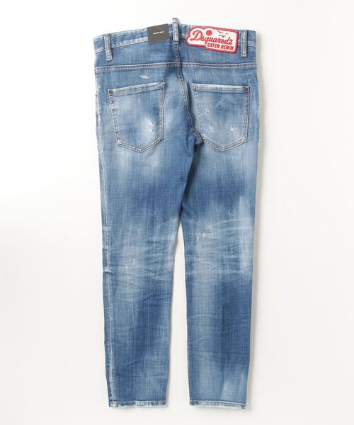 DSQUARED2(ディースクエアード)の「Skater Jean Medium Small Hole Wash/0251(デニムパンツ・メンズ・ブルー・44/50/46/48)」の2枚目の写真