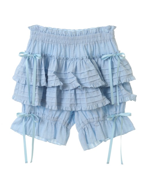 Candy Stripper(キャンディストリッパー)の「TINY RIBBON FRILL ドロワーズ(その他パンツ・レディース・イエロー系その他/ライトブルー/ブラック/オフホワイト・FREE)」の6枚目の写真