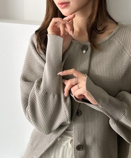 セール】抜け感と着回し力。前後2wayゆったりシルエットラグラン セール】抜け感と着回し力。前後2wayゆったりシルエットラグラン