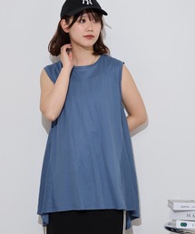 mitis（ミティス）の「mitis カノコ バックフレアタンク（タンクトップ）」