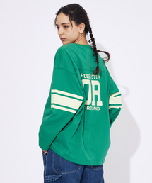【POLeR/ポーラー】 FOOTBALL SHIRT/フットボール ロングtシャツ/ユニセックス