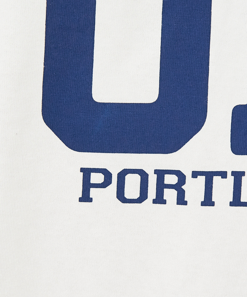 POLeR(ポーラー)の「【POLeR/ポーラー】 FOOTBALL SHIRT/フットボール ロングtシャツ/ユニセックス(Tシャツ/カットソー・メンズ・グリーン/ホワイト/ネイビー・M/L/XL)」の16枚目の写真