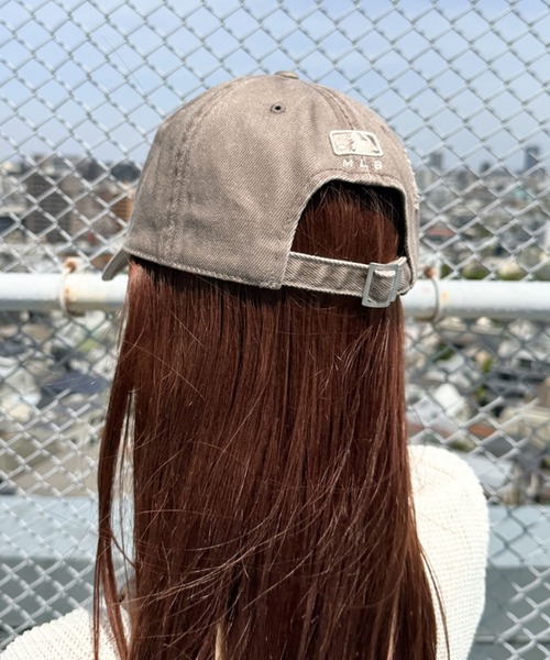 MLB（メジャーリーグベースボール）の「【日本未発売/WEB限定】MLB KOREA(エムエルビーコリア)/ダメージ ウォッシング ロゴ刺繍 ベースボール キャップ 帽子/damage washing unstructured ball-cap（キャップ・レディース・ダークグレー/ブラウン/ワインレッド・FREE）」の18枚目の写真