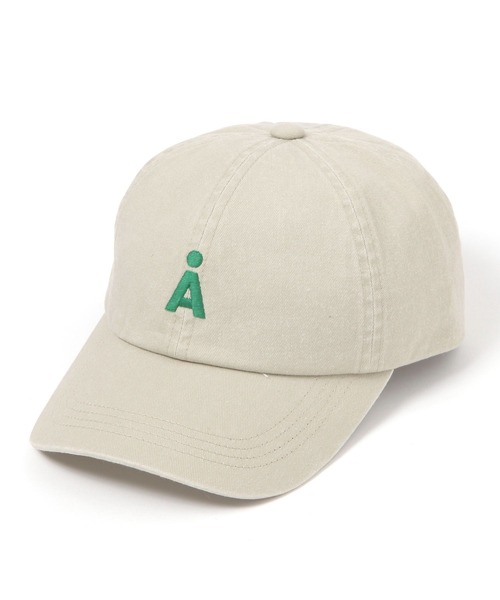ALAND（エーランド）の「【UNISEX】ALAND／AピグメントCAP（キャップ・レディース・インディゴブルー/ベージュ/ブラック/ブルー/ピンク/チャコール/ライトベージュ・FREE）」の4枚目の写真
