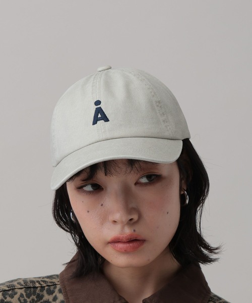 ALAND（エーランド）の「【UNISEX】ALAND／AピグメントCAP（キャップ・レディース・インディゴブルー/ベージュ/ブラック/ブルー/ピンク/チャコール/ライトベージュ・FREE）」の5枚目の写真