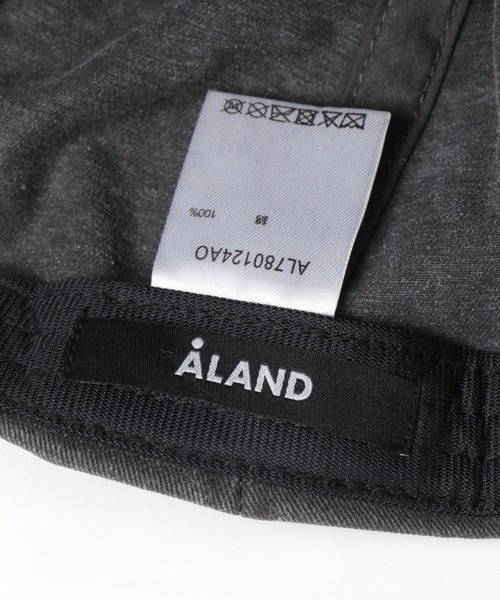 ALAND（エーランド）の「【UNISEX】ALAND／AピグメントCAP（キャップ・レディース・インディゴブルー/ベージュ/ブラック/ブルー/ピンク/チャコール/ライトベージュ・FREE）」の12枚目の写真