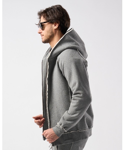 wjk（ダヴルジェイケイ）の「super urake parker（パーカー・メンズ・トップグレー/ブラック・SMALL/MEDIUM/LARGE/X-LARGE）」の22枚目の写真