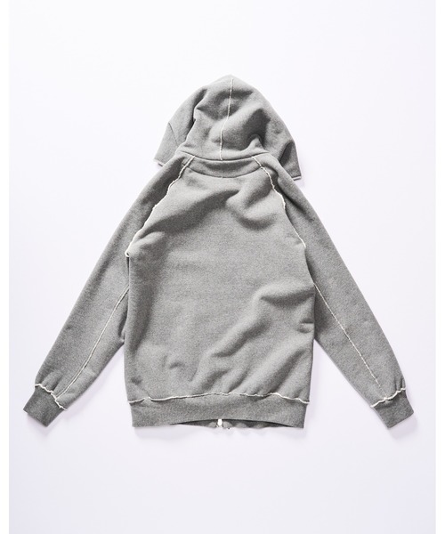 wjk（ダヴルジェイケイ）の「super urake parker（パーカー・メンズ・トップグレー/ブラック・SMALL/MEDIUM/LARGE/X-LARGE）」の7枚目の写真