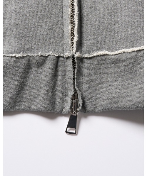 wjk（ダヴルジェイケイ）の「super urake parker（パーカー・メンズ・トップグレー/ブラック・SMALL/MEDIUM/LARGE/X-LARGE）」の12枚目の写真