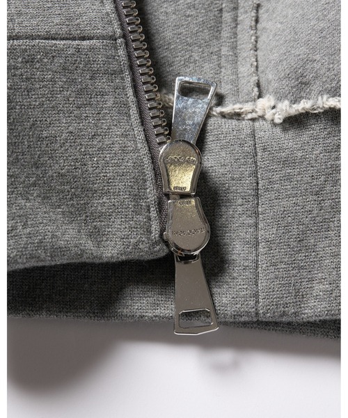 wjk（ダヴルジェイケイ）の「super urake parker（パーカー・メンズ・トップグレー/ブラック・SMALL/MEDIUM/LARGE/X-LARGE）」の13枚目の写真