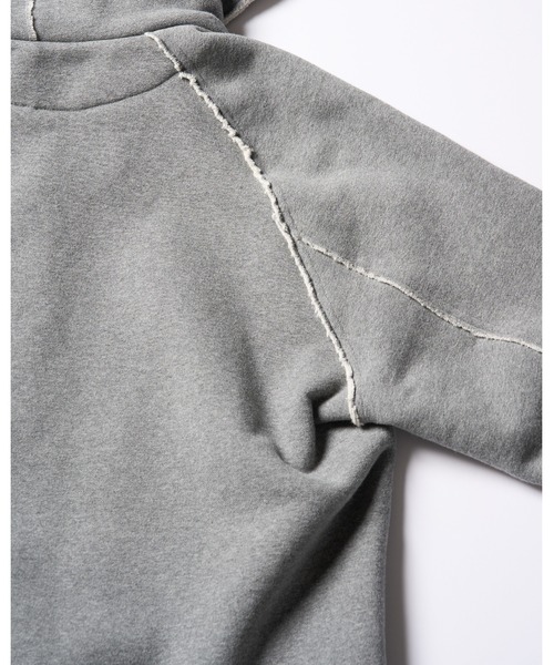 wjk（ダヴルジェイケイ）の「super urake parker（パーカー・メンズ・トップグレー/ブラック・SMALL/MEDIUM/LARGE/X-LARGE）」の16枚目の写真