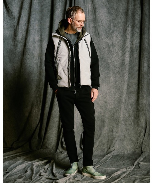 wjk(ダヴルジェイケイ)の「super urake parker(パーカー・メンズ・トップグレー/ブラック/ブラック×カーキ・SMALL/MEDIUM/LARGE/X-LARGE)」の7枚目の写真