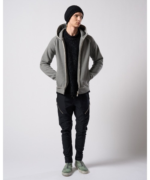 wjk(ダヴルジェイケイ)の「super urake parker(パーカー・メンズ・トップグレー/ブラック/ブラック×カーキ・SMALL/MEDIUM/LARGE/X-LARGE)」の8枚目の写真