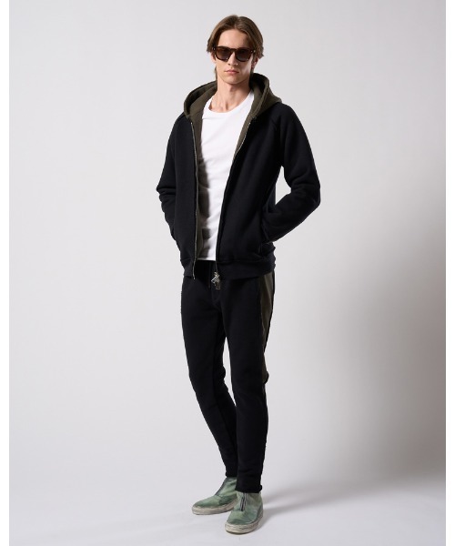 wjk(ダヴルジェイケイ)の「super urake parker(パーカー・メンズ・トップグレー/ブラック/ブラック×カーキ・SMALL/MEDIUM/LARGE/X-LARGE)」の9枚目の写真