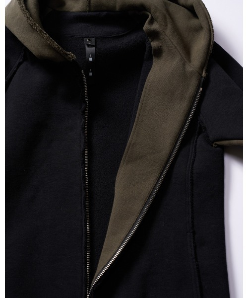wjk(ダヴルジェイケイ)の「super urake parker(パーカー・メンズ・トップグレー/ブラック/ブラック×カーキ・SMALL/MEDIUM/LARGE/X-LARGE)」の21枚目の写真