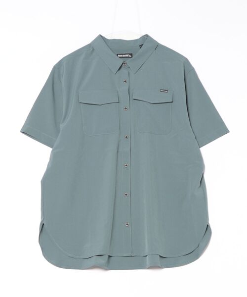 Eddie Bauer(エディーバウアー)の「ホライゾン ガイド 半袖 シャツ(シャツ/ブラウス・レディース・ブルーグレー/ブラック/サンドベージュ・S/M/L/XL)」の8枚目の写真