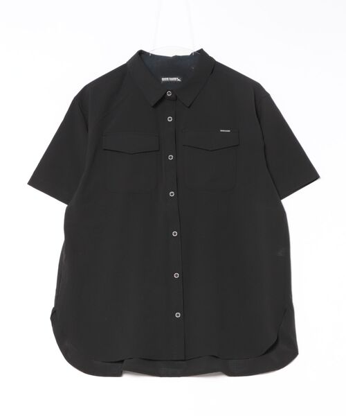 Eddie Bauer(エディーバウアー)の「ホライゾン ガイド 半袖 シャツ(シャツ/ブラウス・レディース・ブルーグレー/ブラック/サンドベージュ・S/M/L/XL)」の7枚目の写真