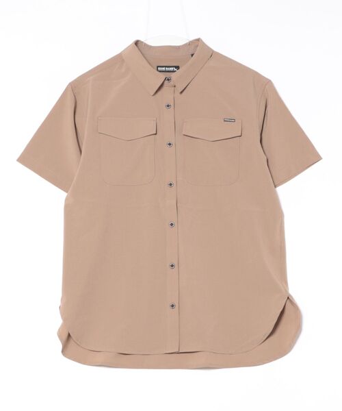 Eddie Bauer(エディーバウアー)の「ホライゾン ガイド 半袖 シャツ(シャツ/ブラウス・レディース・ブルーグレー/ブラック/サンドベージュ・S/M/L/XL)」の9枚目の写真