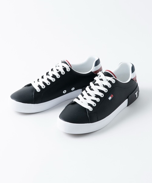 TOMMY HILFIGER（トミーヒルフィガー）の「【TOMMY HILFIGER】tmREZZ スニーカー（スニーカー・メンズ・オフホワイト/ホワイト/ブラック/ブラック系その他2・25cm/25.5cm/26cm/26.5cm/27cm/27.5cm/29cm/25㎝/28cm）」の3枚目の写真