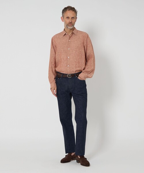 SOVEREIGN UNITED ARROWS リネン セットアップ シャツ セール】＜SOVEREIGN＞ リネン ソリッド シャツ（シャツ