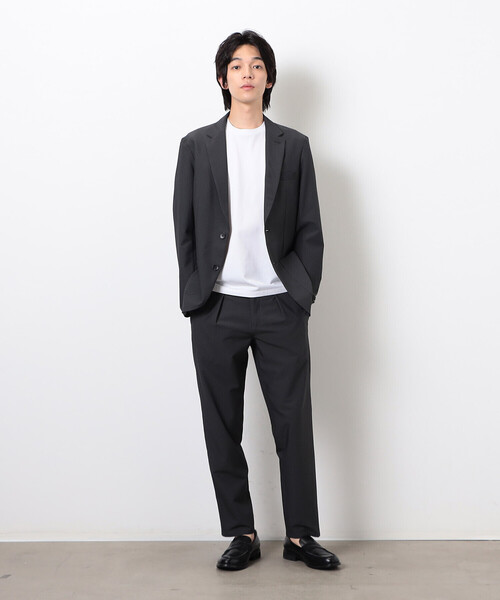 COMME CA ISM（コムサイズム）の「【セットアップ対応】シアサッカージャケット（テーラードジャケット・メンズ・チャコール/ネイビー・SMALL/MEDIUM/LARGE/X-LARGE）」の6枚目の写真