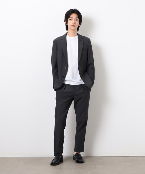 COMME CA ISM（コムサイズム）の「【セットアップ対応】シアサッカージャケット（テーラードジャケット・メンズ・チャコール/ネイビー・SMALL/MEDIUM/LARGE/X-LARGE）」の7枚目の写真