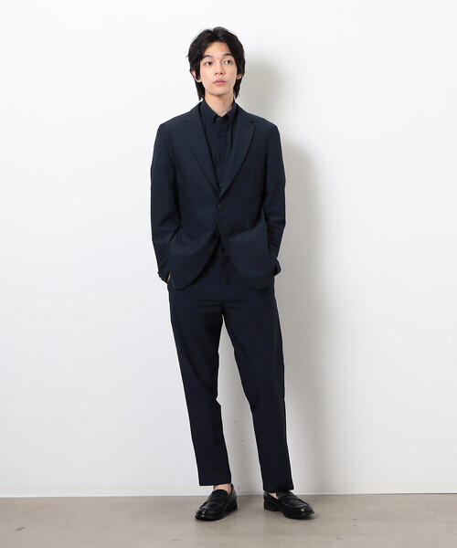 COMME CA ISM（コムサイズム）の「【セットアップ対応】シアサッカージャケット（テーラードジャケット・メンズ・チャコール/ネイビー・SMALL/MEDIUM/LARGE/X-LARGE）」の10枚目の写真