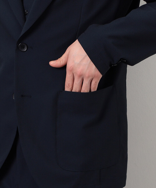 COMME CA ISM（コムサイズム）の「【セットアップ対応】シアサッカージャケット（テーラードジャケット・メンズ・チャコール/ネイビー・SMALL/MEDIUM/LARGE/X-LARGE）」の19枚目の写真