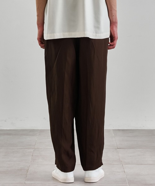 UNITED TOKYO（ユナイテッドトウキョウ）の「ヴィスコースリネンイージーパンツ（その他パンツ・メンズ・ブラック/オフホワイト/ブラウン・1/2）」の11枚目の写真