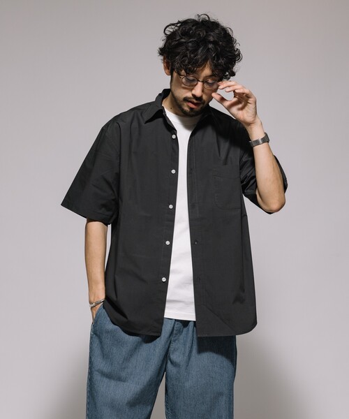 【未使用品】B&Y UNITEDARROWSタイプライターショートスリーブシャツ BEAUTY&YOUTH UNITED ARROWS（ビューティーアンドユース