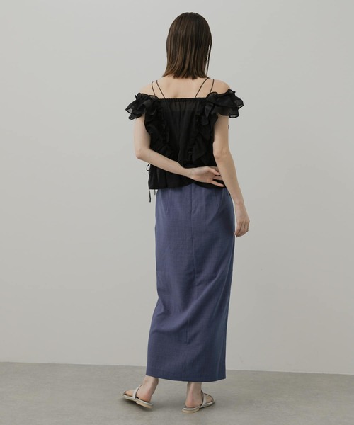 SENSE OF PLACE by URBAN RESEARCH(センスオブプレイスバイアーバンリサーチ)の「ラインストーンナローコードサンダル(サンダル・レディース・シルバー/ブラック/ベージュ・SMALL/MEDIUM/LARGE)」の7枚目の写真