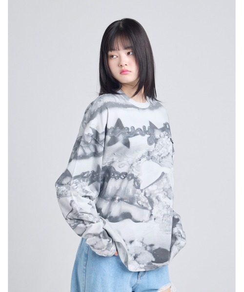little sunny bite x fu cake long tee（Tシャツ/カットソー