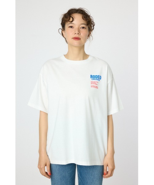 セール】Overlap デニムアップリケTシャツ（Tシャツ/カットソー