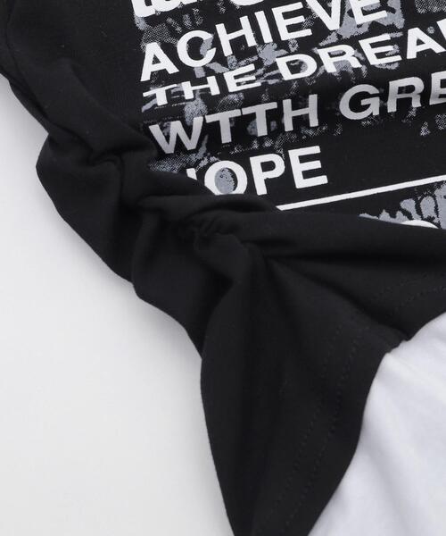 dispark(ディスパーク)の「DISPARK/フェイクインナープリントピチT(Tシャツ/カットソー・レディース・ブラック/ホワイト・FREE)」の21枚目の写真