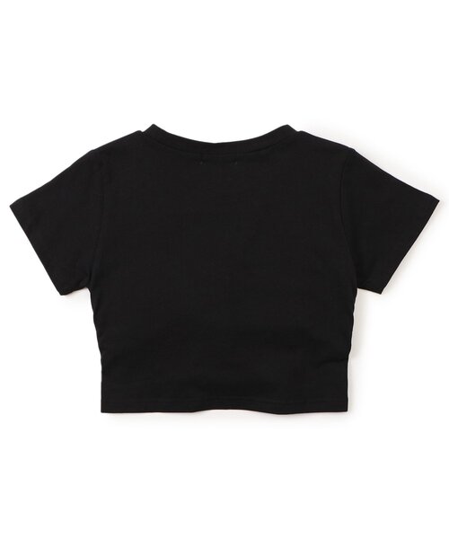 algy（アルジー）の「裾クロスカップ付き半袖T（Tシャツ/カットソー・キッズ・オフホワイト/ブラック/サックスブルー・XX-SMALL/X-SMALL/SMALL/MEDIUM）」の7枚目の写真