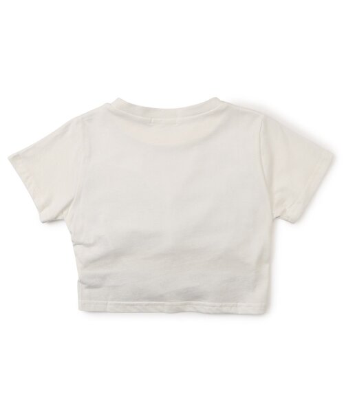 algy（アルジー）の「裾クロスカップ付き半袖T（Tシャツ/カットソー・キッズ・オフホワイト/ブラック/サックスブルー・XX-SMALL/X-SMALL/SMALL/MEDIUM）」の8枚目の写真