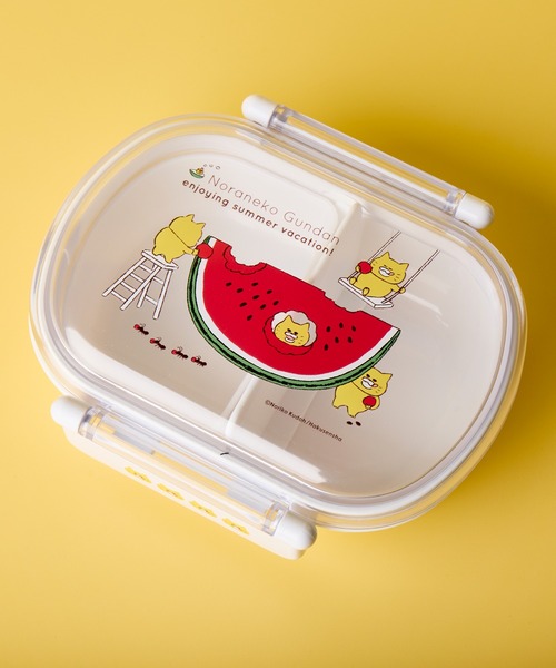 ノラネコぐんだん 】 ふわっと弁当箱 ふわっとフタタイトランチ