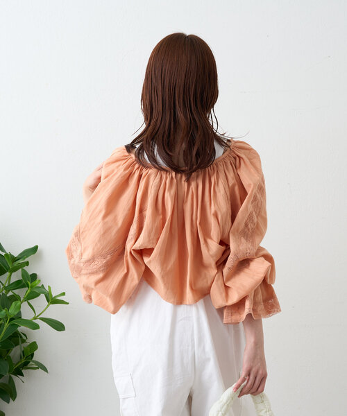 w closet(ダブルクローゼット)の「サイドドロストサロペット(サロペット/オーバーオール・レディース・オフホワイト/パープル/ブラック・FREE)」の10枚目の写真