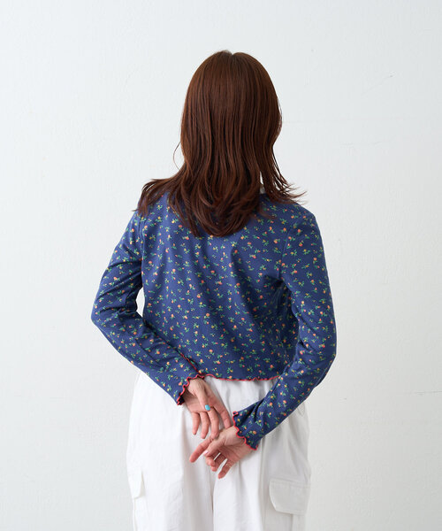 w closet(ダブルクローゼット)の「サイドドロストサロペット(サロペット/オーバーオール・レディース・オフホワイト/パープル/ブラック・FREE)」の14枚目の写真