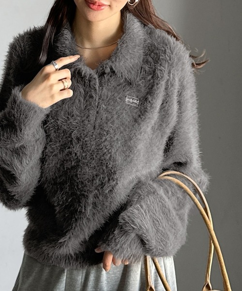 セール】【mily bilet】カジュアルな大人ふんわり。メタルプレート使い