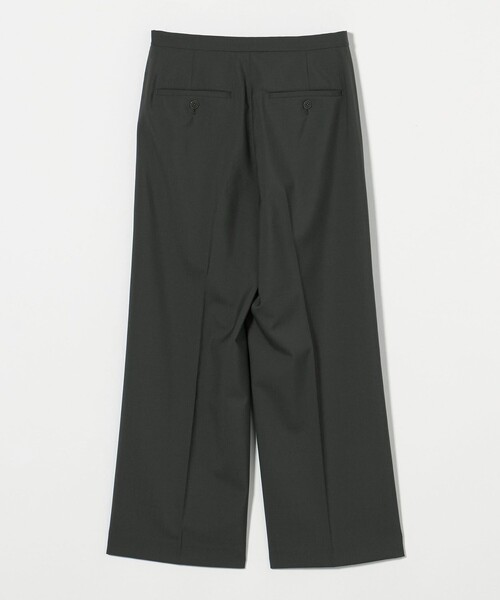 ATTISESSION（アティセッション）の「＜ATTISESSION＞ストレート ドロスト トラウザー（その他パンツ・レディース・ブラック/オリーブ・36/38）」の4枚目の写真