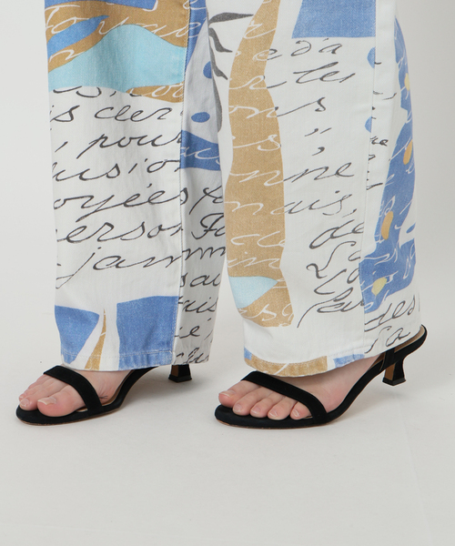 SLOBE IENA LEDENIM アートルーズストレートパンツ セール】LEDENIM アートルーズストレート（デニムパンツ