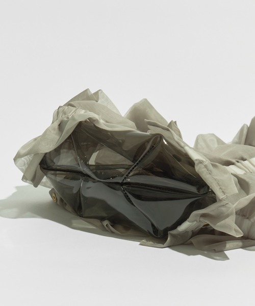 ホウガ HOUGA フリル付きクリアバッグ clear bag ノベルティ付き clear bag – HOUGA