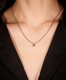 THE LIMELY（ザライムリー）の「ボールチェーンハートネックレス（ネックレス・メンズ）」