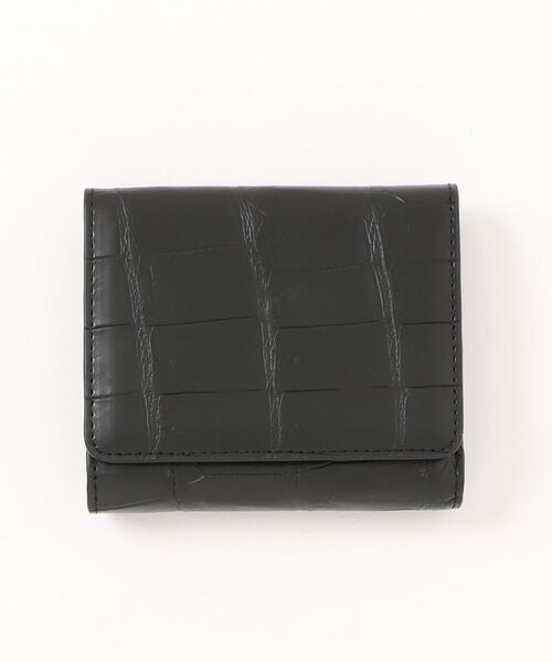 セール】【BELLIES YORK】クロコダイル コンパクト財布 二つ折り財布 