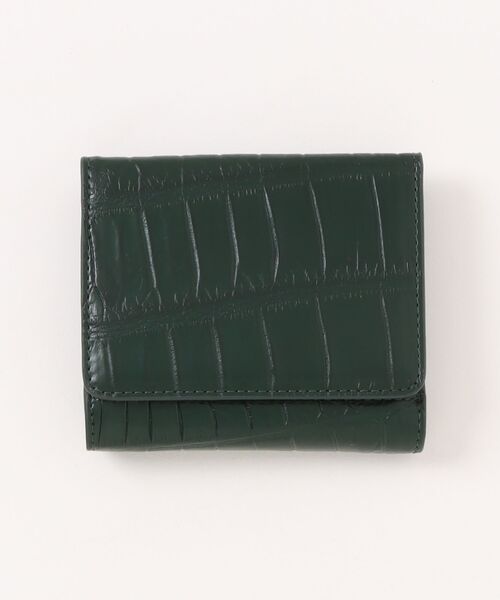 セール】【BELLIES YORK】クロコダイル コンパクト財布 二つ折り財布 