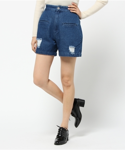 Kastane（カスタネ）の「ハイウエストSPT（その他パンツ・レディース・ブルー/ライトベージュ/カーキ/オレンジ/グレー・FREE）」の6枚目の写真