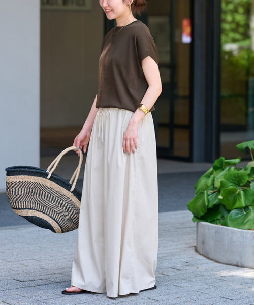 JOURNAL STANDARD relume(ジャーナルスタンダード レリューム)の「《追加3》接触冷感 / ウォッシャブルクールプルオーバー(ニット/セーター・レディース・レッド/ブラウン/ブラック/ライトグレー・FREE)」の11枚目の写真