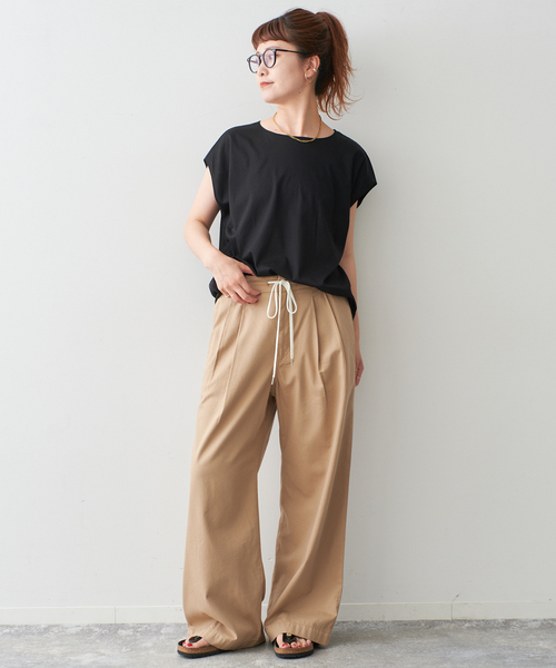 セール】汗ジミ防止 / コクーンシルエットTシャツ（Tシャツ