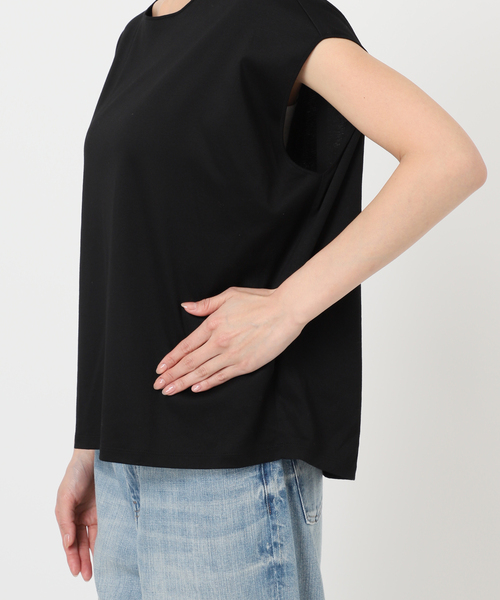 スピックアンドスパン　汗染み防止　コクーンシルエットTシャツ　新品　spick 汗ジミ防止 / コクーンシルエットTシャツ（Tシャツ／カットソー